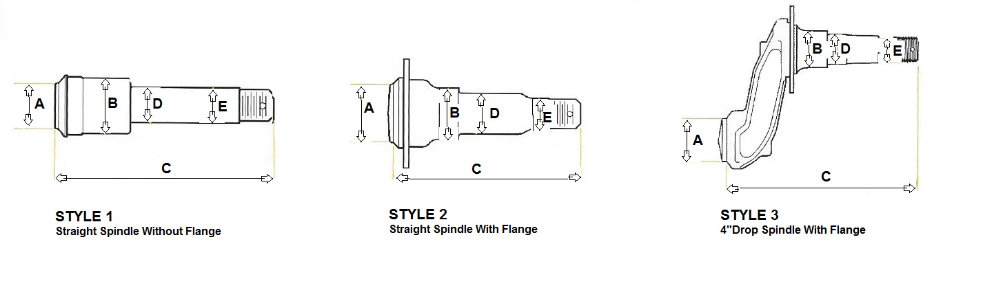 trailer-spindles